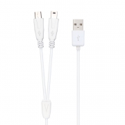 Micro USB+Mini USB二合一数据充电线