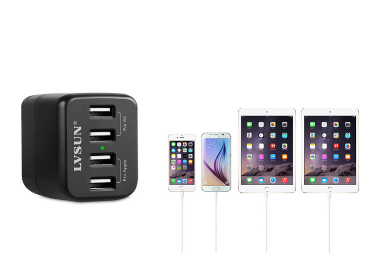 全球通4口USB旅行充电站  4口输出  快速充电