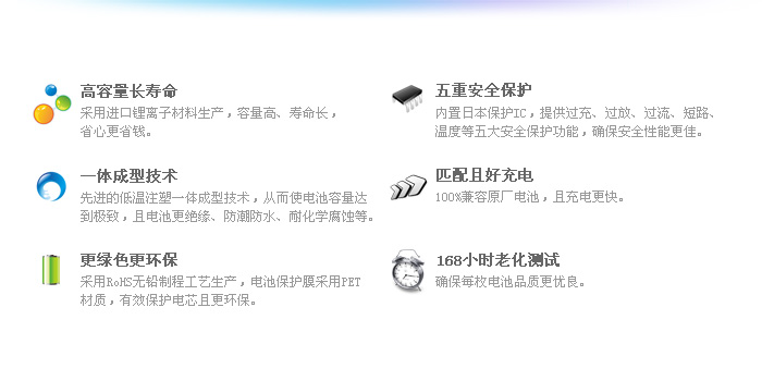 龙威盛数码相机电池LS-NP30C特点